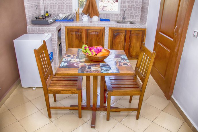 Imagen de la habitación del Hotel H&ocirc;tel R&eacute;sidence Au Sable Blanc. Foto 14