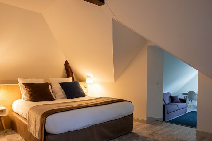 Imagen de la habitación del Hotel Hôtel Restaurant Spa la Maison Tatin. Foto 17