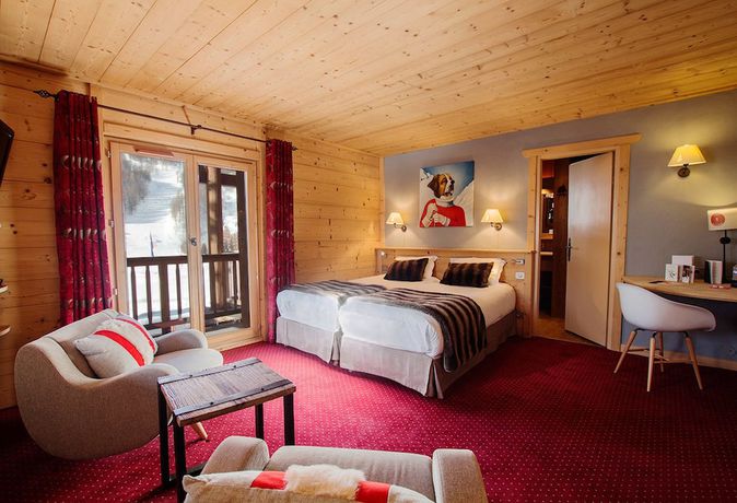 Imagen de la habitación del Hotel H&ocirc;tel and Chalets Le Samovar. Foto 10