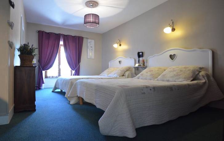 Imagen de la habitación del Hotel H&ocirc;tel le Relais, Hauterives. Foto 5