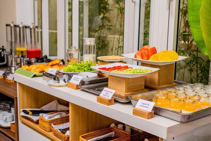 Imagen del bar/restaurante del Hotel Hoi An Merrily De Art. Foto 3