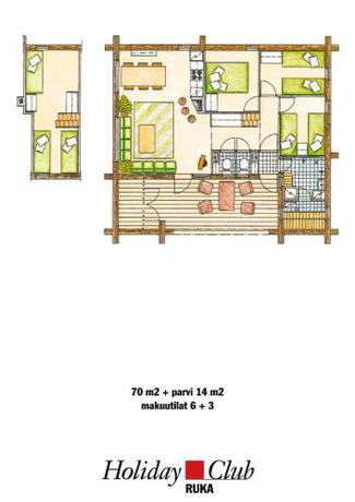 Imagen general del Hotel Holiday Club Ruka Cottages. Foto 4