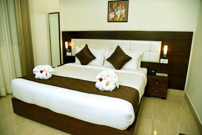 Imagen de la habitación del Hotel Holiday Hill, Rishikesh. Foto 8