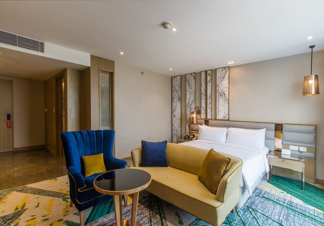 Imagen de la habitación del Hotel Holiday Inn Chandigarh Zirakpur, an IHG. Foto 11