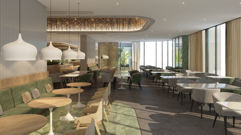 Imagen del bar/restaurante del Hotel Holiday Inn Dubai Business Bay. Foto 2