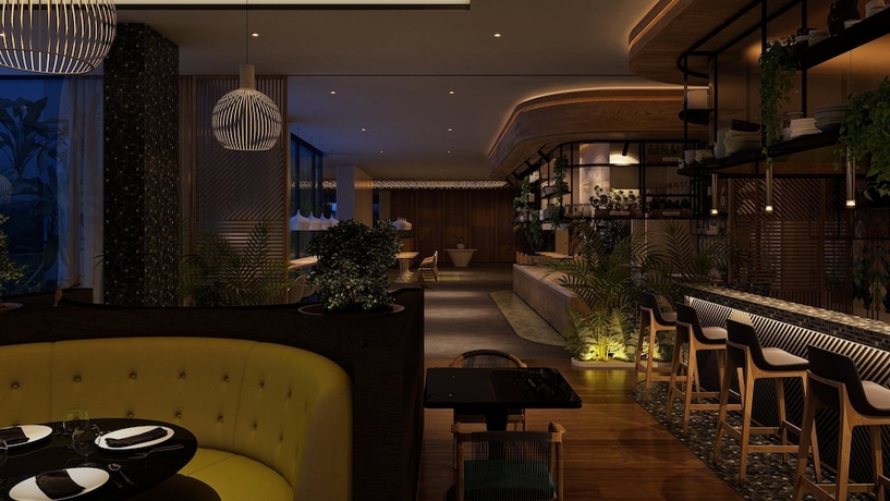 Imagen del bar/restaurante del Hotel Holiday Inn Dubai Business Bay. Foto 4