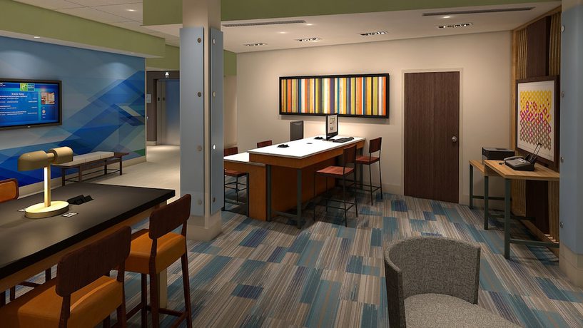 Imagen del bar/restaurante del Hotel Holiday Inn Express And Suites Dodge City, An Ihg. Foto 2