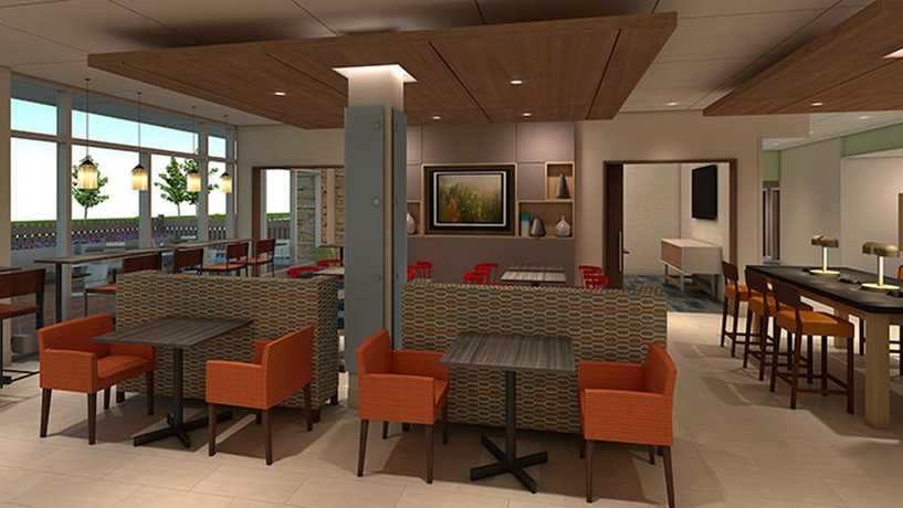 Imagen del bar/restaurante del Hotel Holiday Inn Express And Suites Lindale, An Ihg. Foto 8