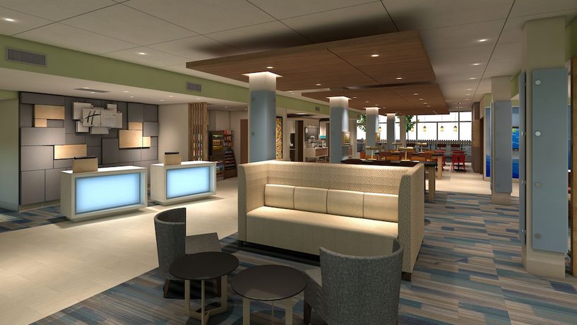 Imagen del bar/restaurante del Hotel Holiday Inn Express And Suites Madison, An Ihg. Foto 2