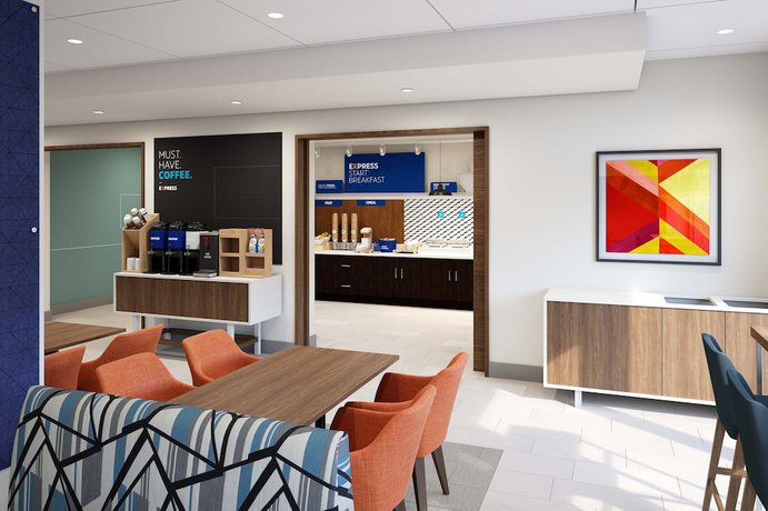 Imagen del bar/restaurante del Hotel Holiday Inn Express And Suites Ormond Beach North Daytona, An Ihg. Foto 9