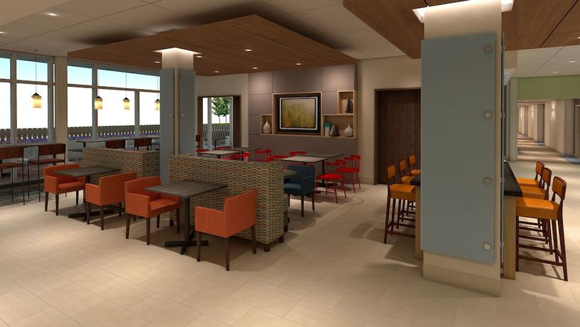 Imagen del bar/restaurante del Hotel Holiday Inn Express And Suites San Jose Airport, an IHG. Foto 7