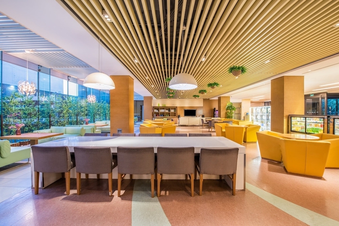 Imagen del bar/restaurante del Hotel Holiday Inn Express Beijing Airport Zone, An Ihg. Foto 7