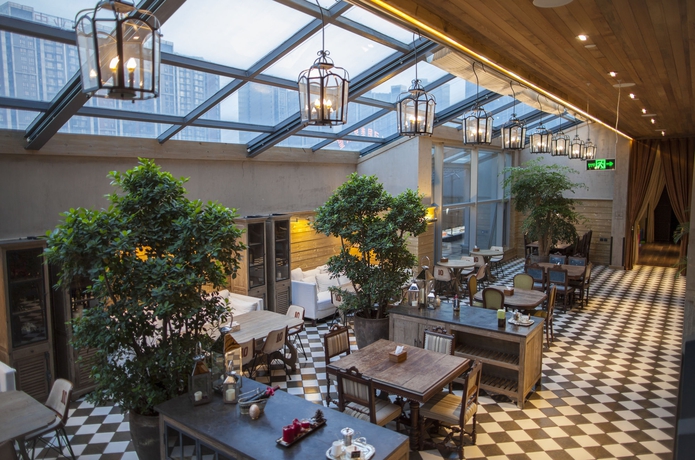 Imagen del bar/restaurante del Hotel Holiday Inn Express Beijing Wangjing, An Ihg. Foto 4