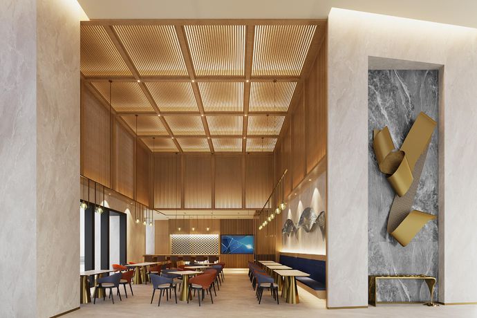 Imagen del bar/restaurante del Hotel Holiday Inn Express Changchun Ecological Square, An Ihg. Foto 2