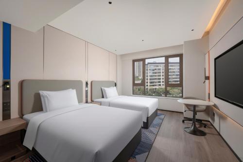 Imagen de la habitación del Hotel Holiday Inn Express Chongqing Ciqikou Ancient Town, an IHG. Foto 16