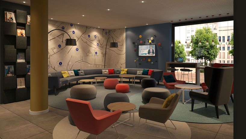 Imagen de los interiores del Hotel Holiday Inn Express Frankfurt Airport-Raunheim, an IHG Hotel. Foto 17