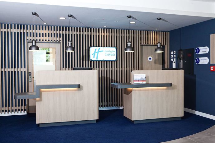 Imagen de los interiores del Hotel Holiday Inn Express Frankfurt Airport-Raunheim, an IHG Hotel. Foto 18