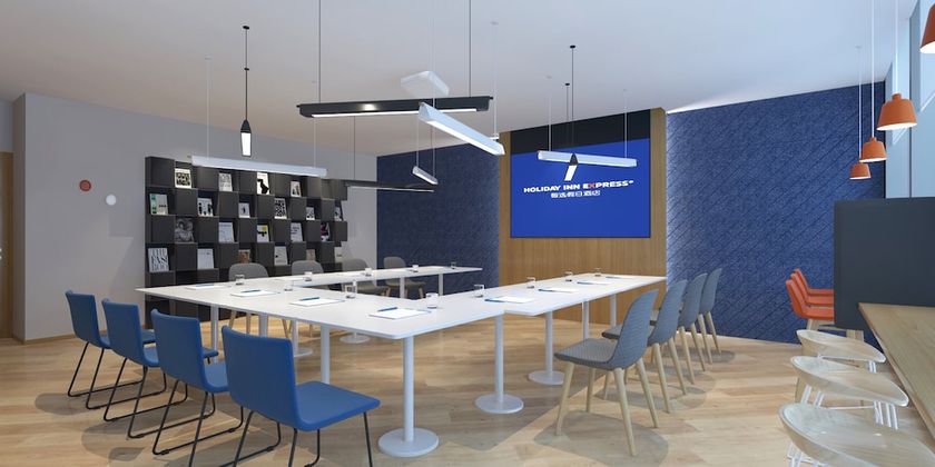 Imagen de los interiores del Hotel Holiday Inn Express Hangzhou Jiuzhou. Foto 10