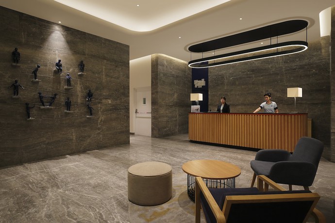Imagen de los interiores del Hotel Holiday Inn Express Hyderabad Hitec City, An Ihg. Foto 15