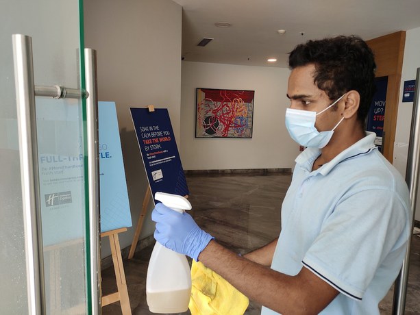 Imagen de los interiores del Hotel Holiday Inn Express Hyderabad Hitec City, An Ihg. Foto 18