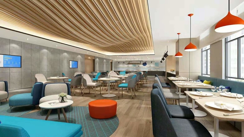 Imagen del bar/restaurante del Hotel Holiday Inn Express Linyi West, An Ihg. Foto 3