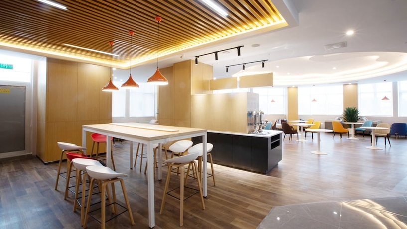 Imagen del bar/restaurante del Hotel Holiday Inn Express Linyi West, An Ihg. Foto 9