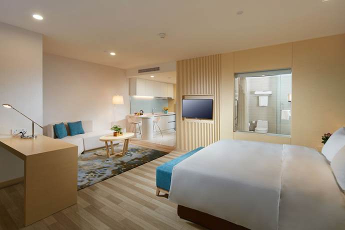 Imagen de los interiores del Hotel Holiday Inn Express Luoyang Yichuan, An Ihg. Foto 19