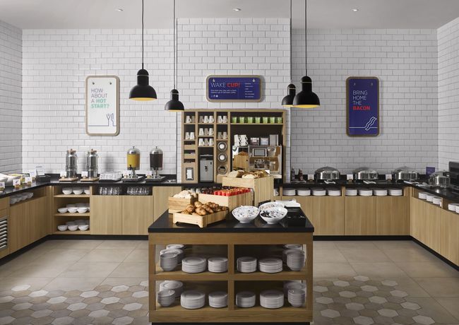 Imagen del bar/restaurante del Hotel Holiday Inn Express Malta, An Ihg. Foto 17