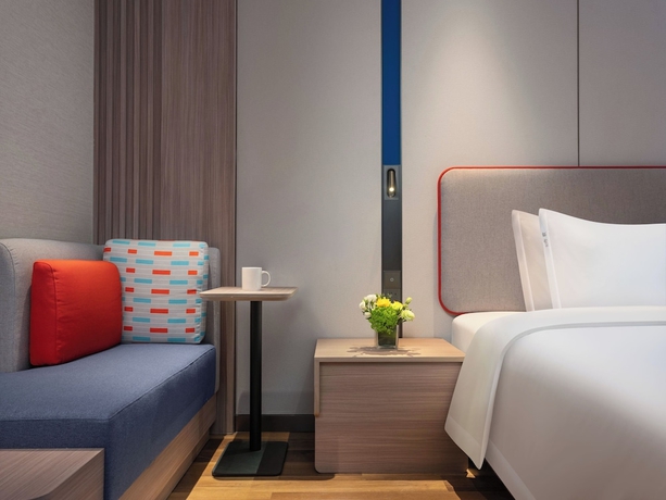 Imagen de la habitación del Hotel Holiday Inn Express Nanjing Jiangbei Wonhall Mall, An Ihg. Foto 14