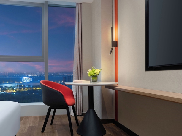 Imagen de la habitación del Hotel Holiday Inn Express Nanjing Jiangbei Wonhall Mall, An Ihg. Foto 15