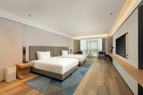 Imagen de la habitación del Hotel Holiday Inn Express Nanjing Riverside, an IHG. Foto 17