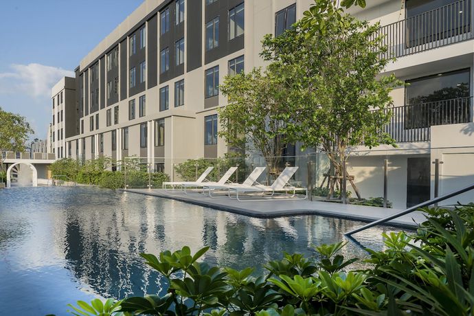 Imagen de la piscina del Hotel Holiday Inn Express Rayong by IHG. Foto 19