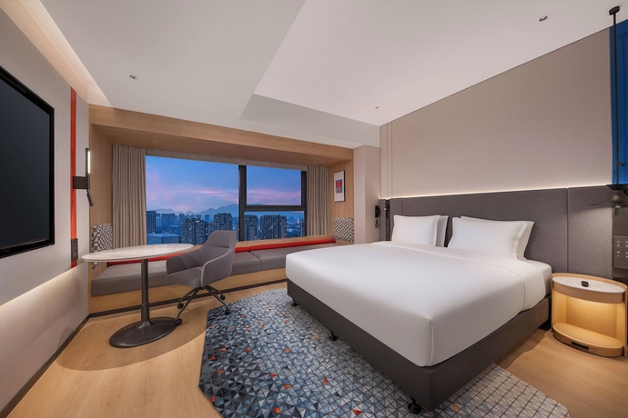 Imagen de la habitación del Hotel Holiday Inn Express Rizhao Oriental Colorful City by IHG. Foto 2