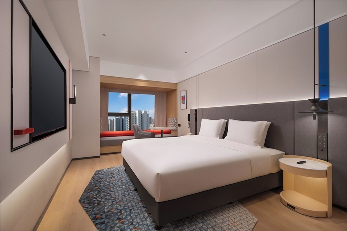 Imagen de la habitación del Hotel Holiday Inn Express Rizhao Oriental Colorful City by IHG. Foto 3
