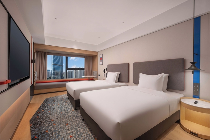 Imagen de la habitación del Hotel Holiday Inn Express Rizhao Oriental Colorful City by IHG. Foto 8