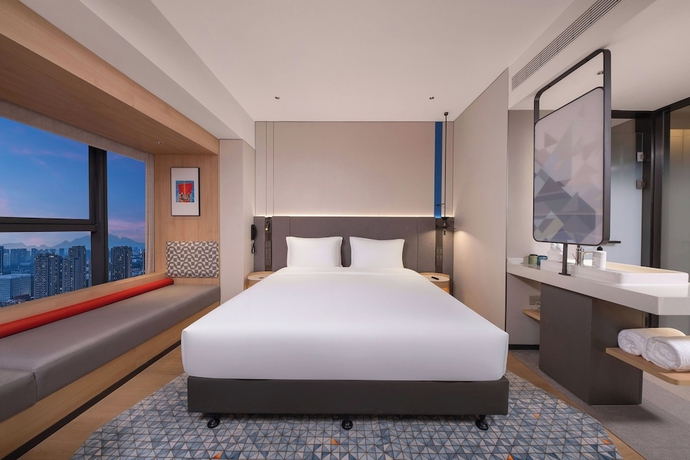 Imagen de la habitación del Hotel Holiday Inn Express Rizhao Oriental Colorful City by IHG. Foto 10