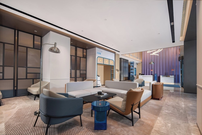 Imagen de los interiores del Hotel Holiday Inn Express Rizhao Oriental Colorful City by IHG. Foto 16