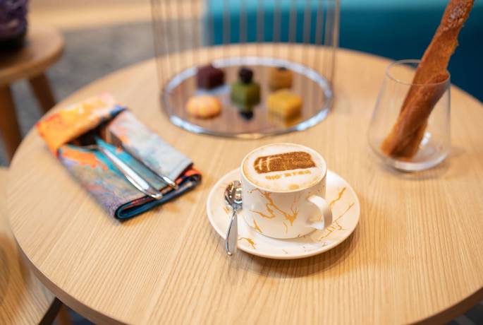 Imagen del bar/restaurante del Hotel Holiday Inn Express Rongcheng Science And Technolo, an IHG. Foto 4