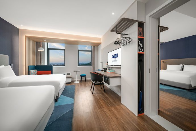 Imagen de la habitación del Hotel Holiday Inn Express Rongcheng Science And Technolo, an IHG. Foto 11