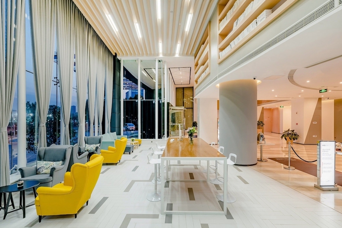 Imagen de los interiores del Hotel Holiday Inn Express Taian City Center. Foto 19