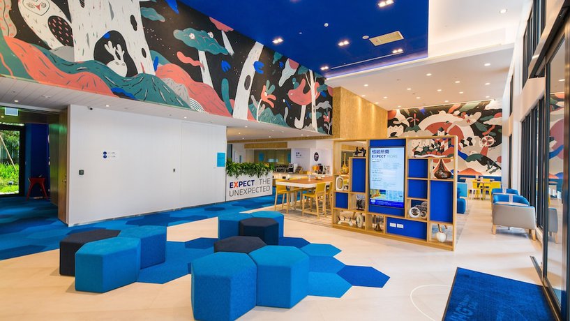 Imagen de los interiores del Hotel Holiday Inn Express Taichung Fengchia, An Ihg. Foto 19