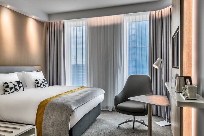 Imagen de la habitación del Hotel Holiday Inn Express Warsaw - The HUB, an IHG Hotel. Foto 13