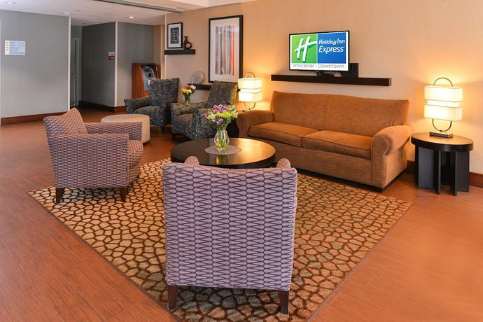 Imagen de los interiores del Hotel Holiday Inn Express Worcester Downtown. Foto 17