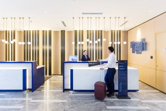 Imagen de los interiores del Hotel Holiday Inn Express Xi'an Ancient Town West, An Ihg. Foto 19