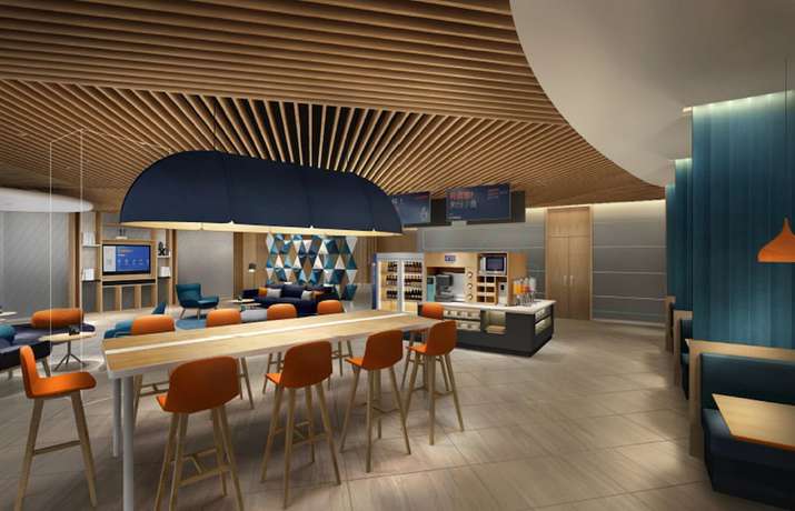 Imagen del bar/restaurante del Hotel Holiday Inn Express Yangjiang City Center, An Ihg. Foto 2