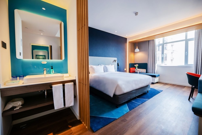 Imagen de la habitación del Hotel Holiday Inn Express Yantai Fulai. Foto 12
