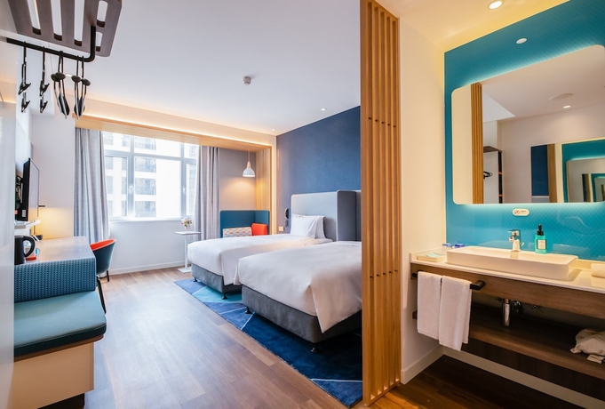 Imagen de la habitación del Hotel Holiday Inn Express Yantai Fulai. Foto 15