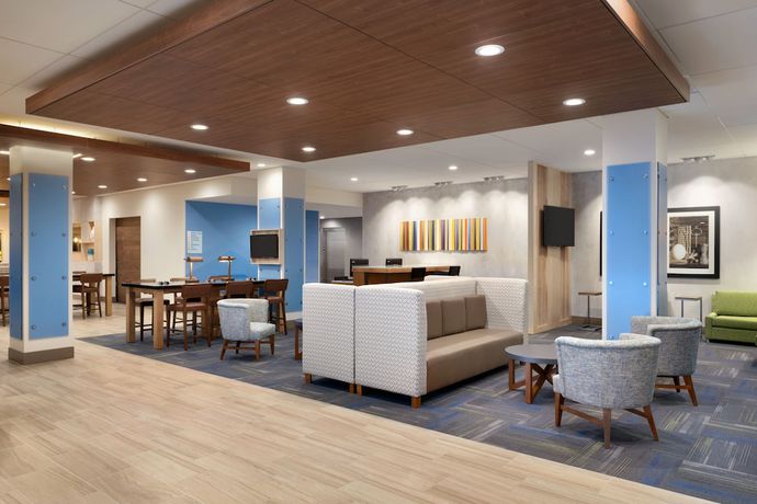 Imagen del bar/restaurante del Hotel Holiday Inn Express & Suites Cincinnati South - Wilder. Foto 3