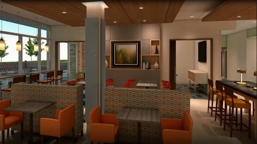 Imagen del bar/restaurante del Hotel Holiday Inn Express and Suites Brentwood, An Ihg. Foto 3