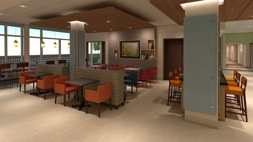 Imagen del bar/restaurante del Hotel Holiday Inn Express and Suites Brunswick, an IHG. Foto 9
